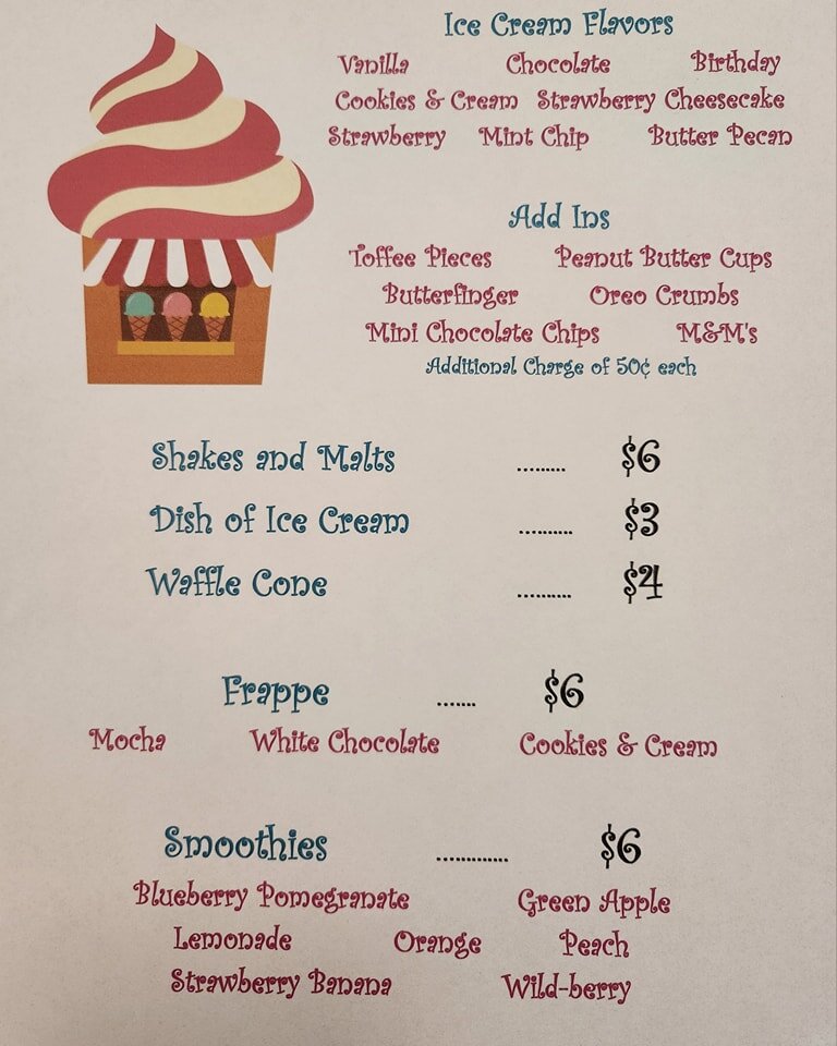 O.M.G. Becky! Look at their Ice Cream! 😋🍦 Dot's  Bakery has FIVE new flavors of Ice cream! Cookies and Cream, Birthday Cake, Strawberry Cheesecake, Mint Chip and Butter Pecan. Come see us tonight and EVERY Thursday night for &quot;Happy Hour&quot; 