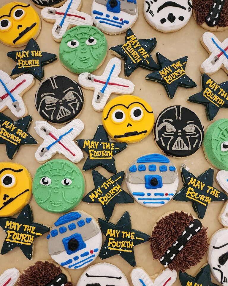 May the Fourth it is. Celebrate you must. With a sugar cookies from Dots Bakery!