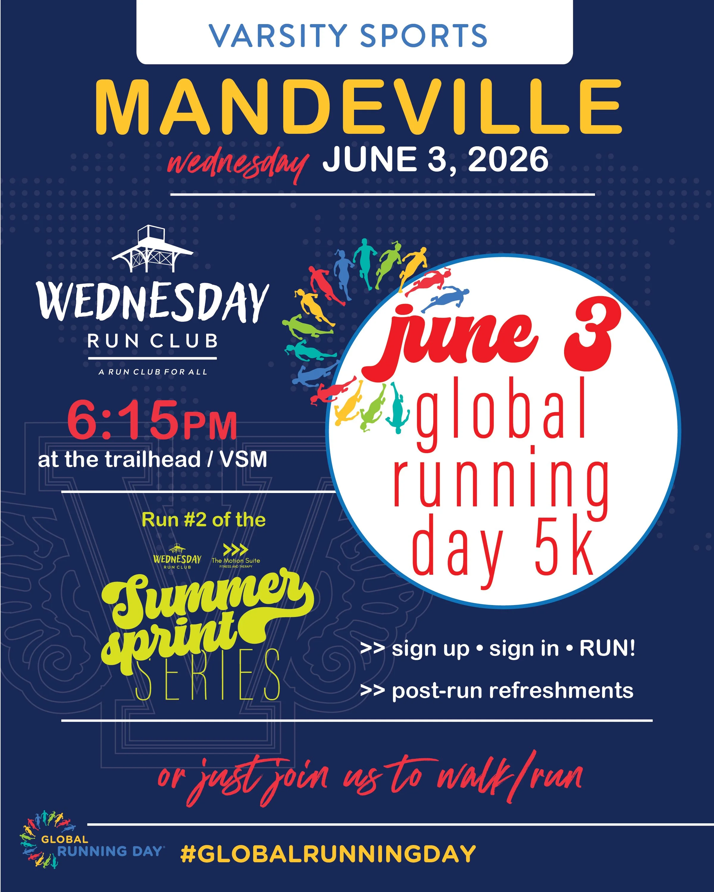 Global Running Day in Mandeville