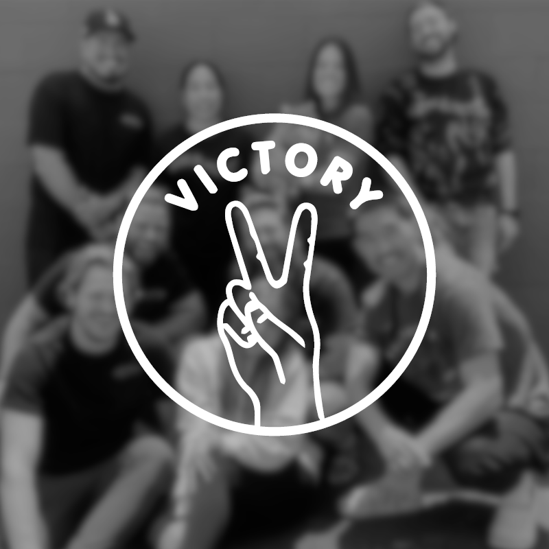 Victory logo black and white