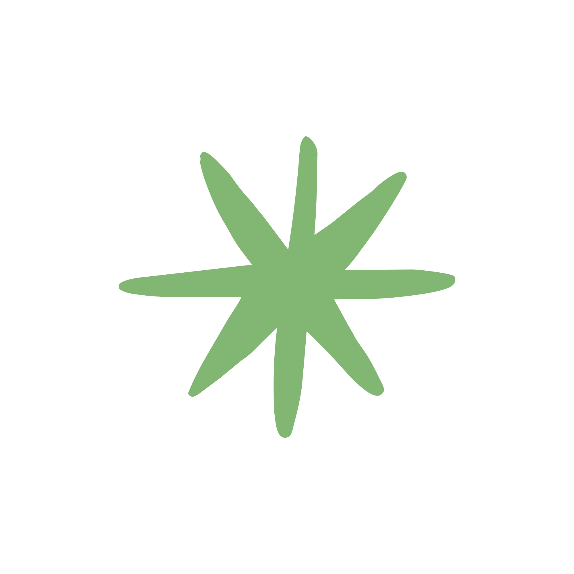 ADHD Coaching for Parents with Morningtide Wellness ADHD Coaching green starburst shape on homepage