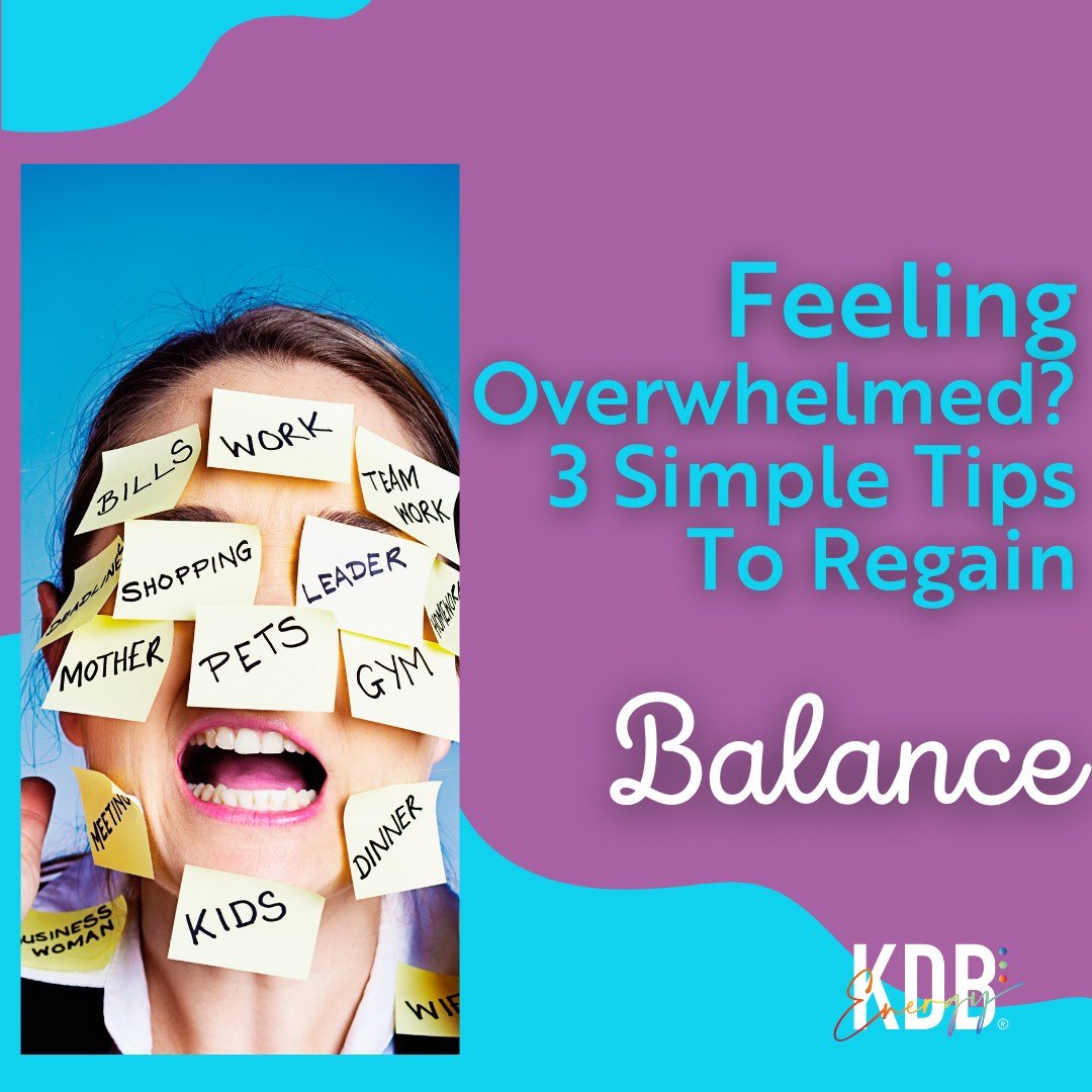 Feeling overwhelmed lately? You're not alone. 🙈Here are three simple tips to help you find your balance and tackle those overwhelming moments:

1️⃣ Prioritise Tasks: Make a list of everything you need to do and identify the most important tasks to t