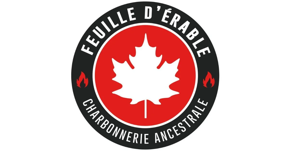 Charbon de bois feuille d’érable