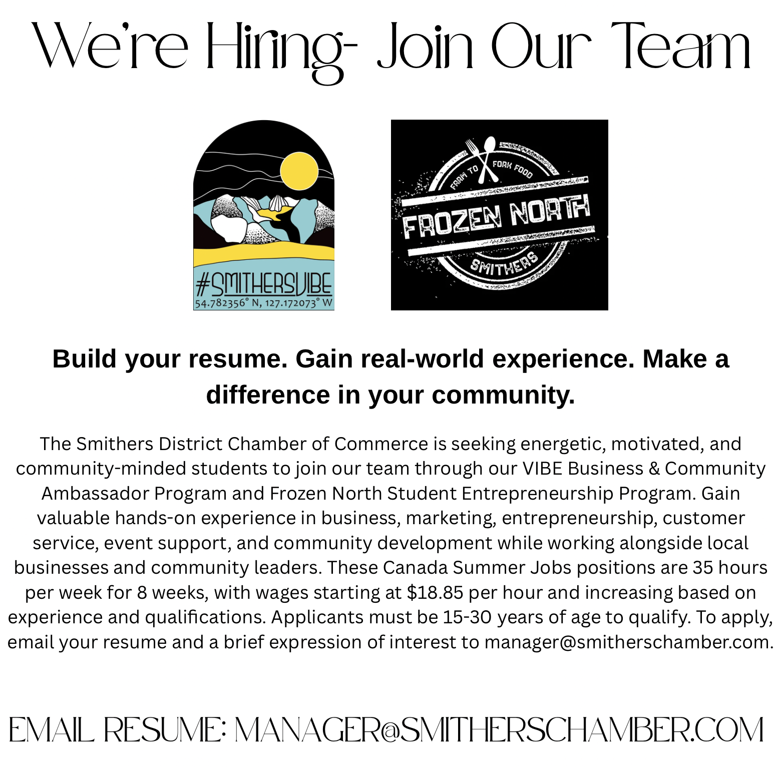 We’re Hiring
