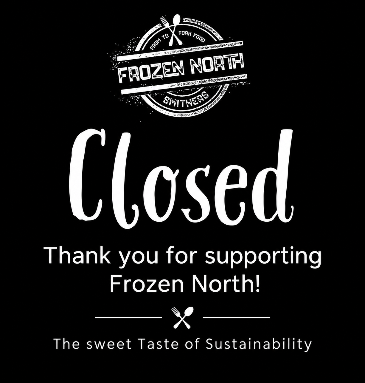 Closed for the season
