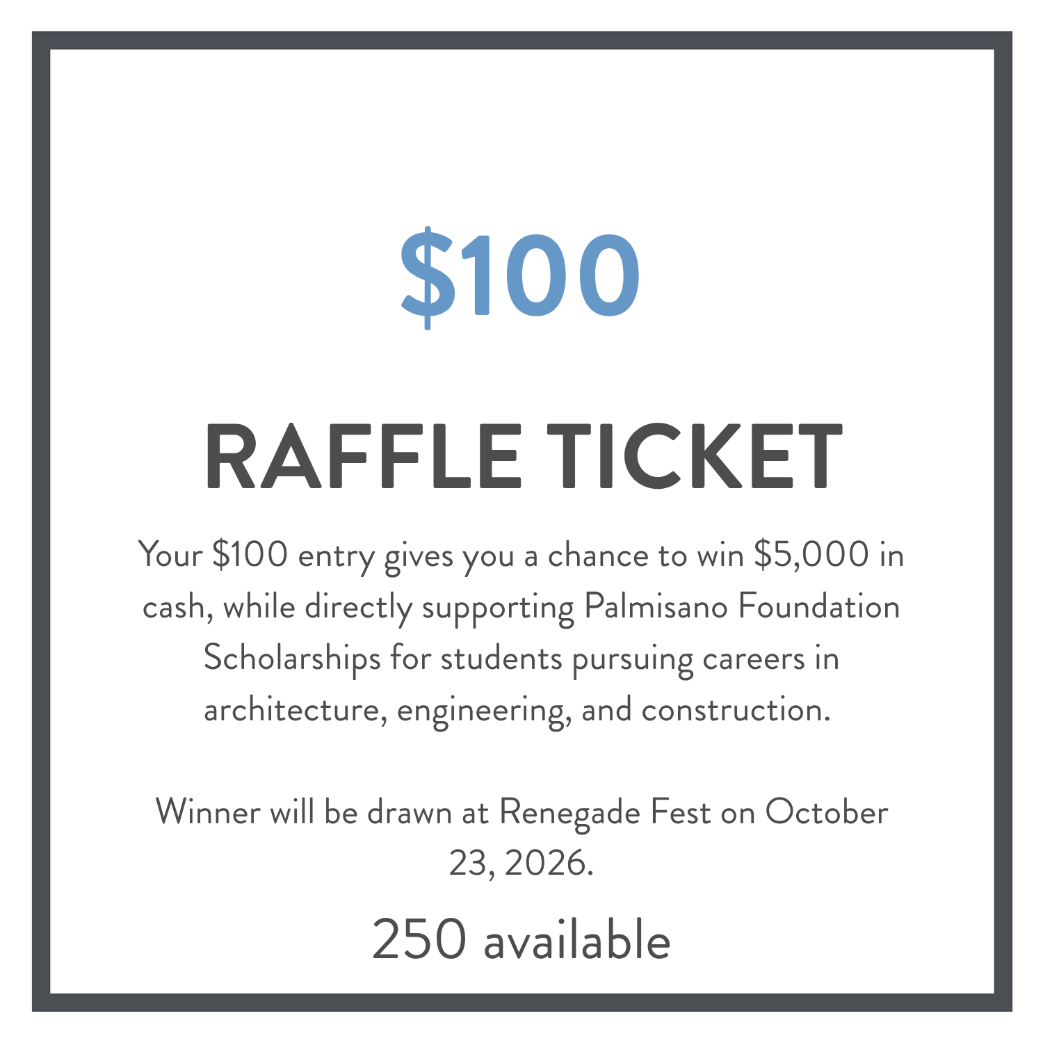 Raffle Ticket