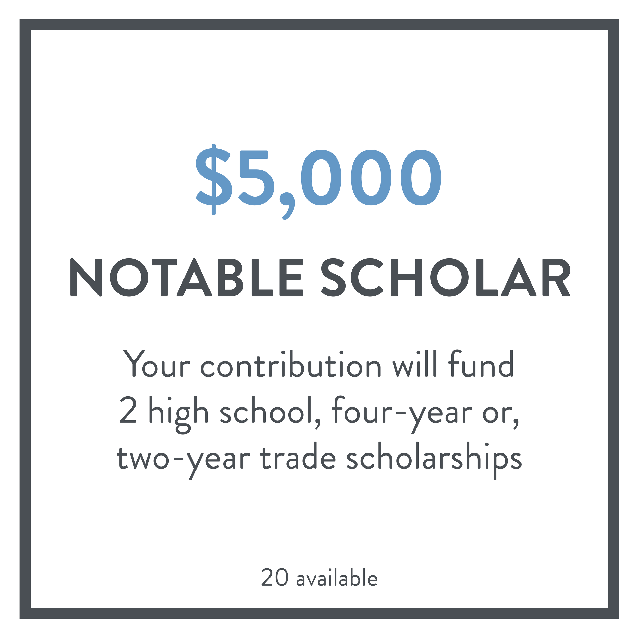 Notable Scholar
