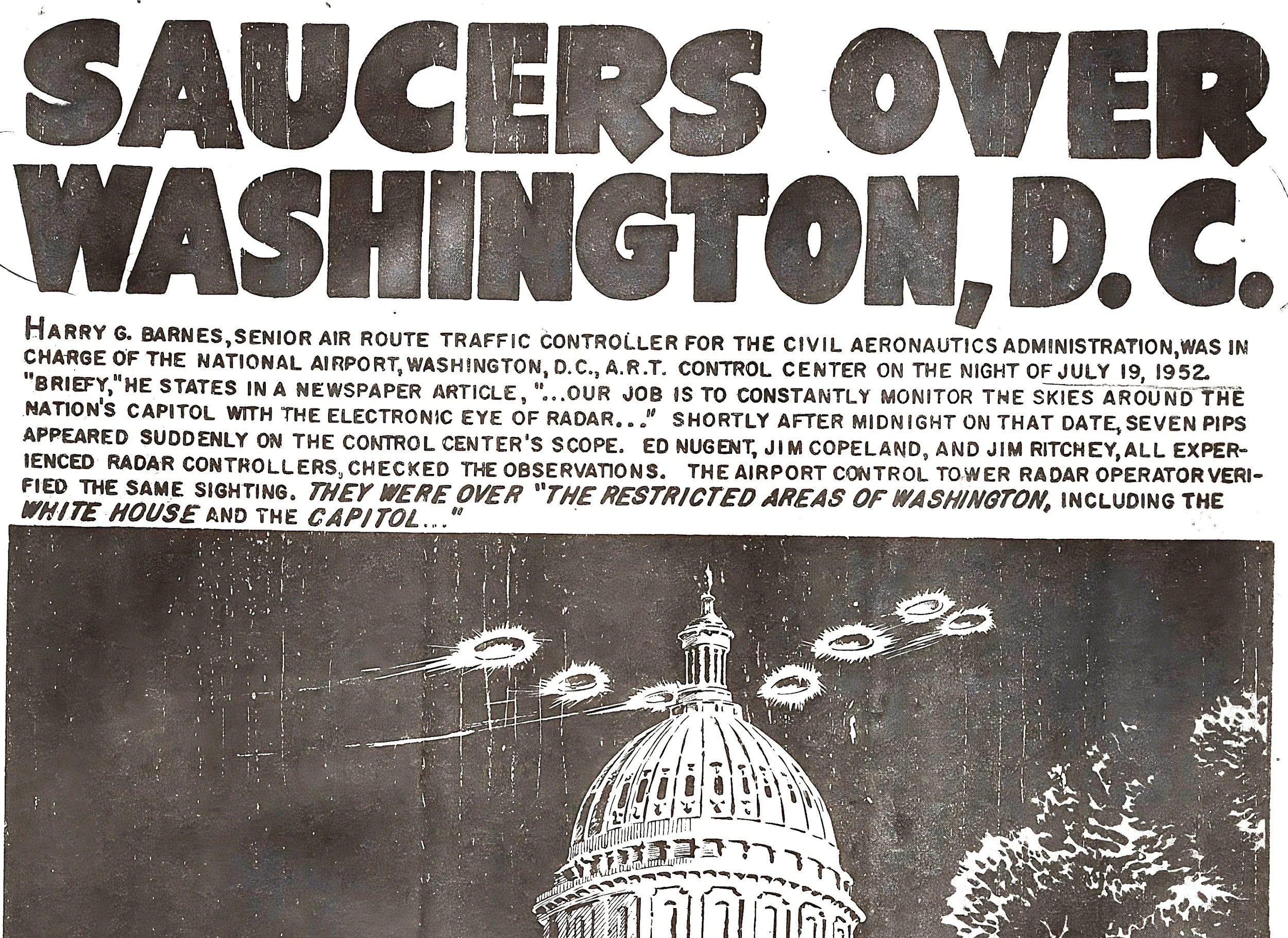 The 73rd Anniversary of the Washington, D.C., UFO Flap