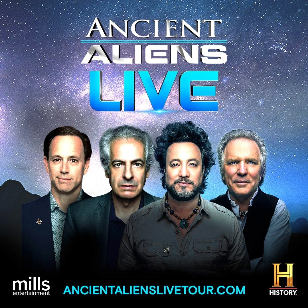 Ancient Aliens LIVE Fall 2025 Tour To Feature Stars from The HISTORY® Channel’s Hit Series As They Lead Live Interactive Events in 16 U.S. Cities