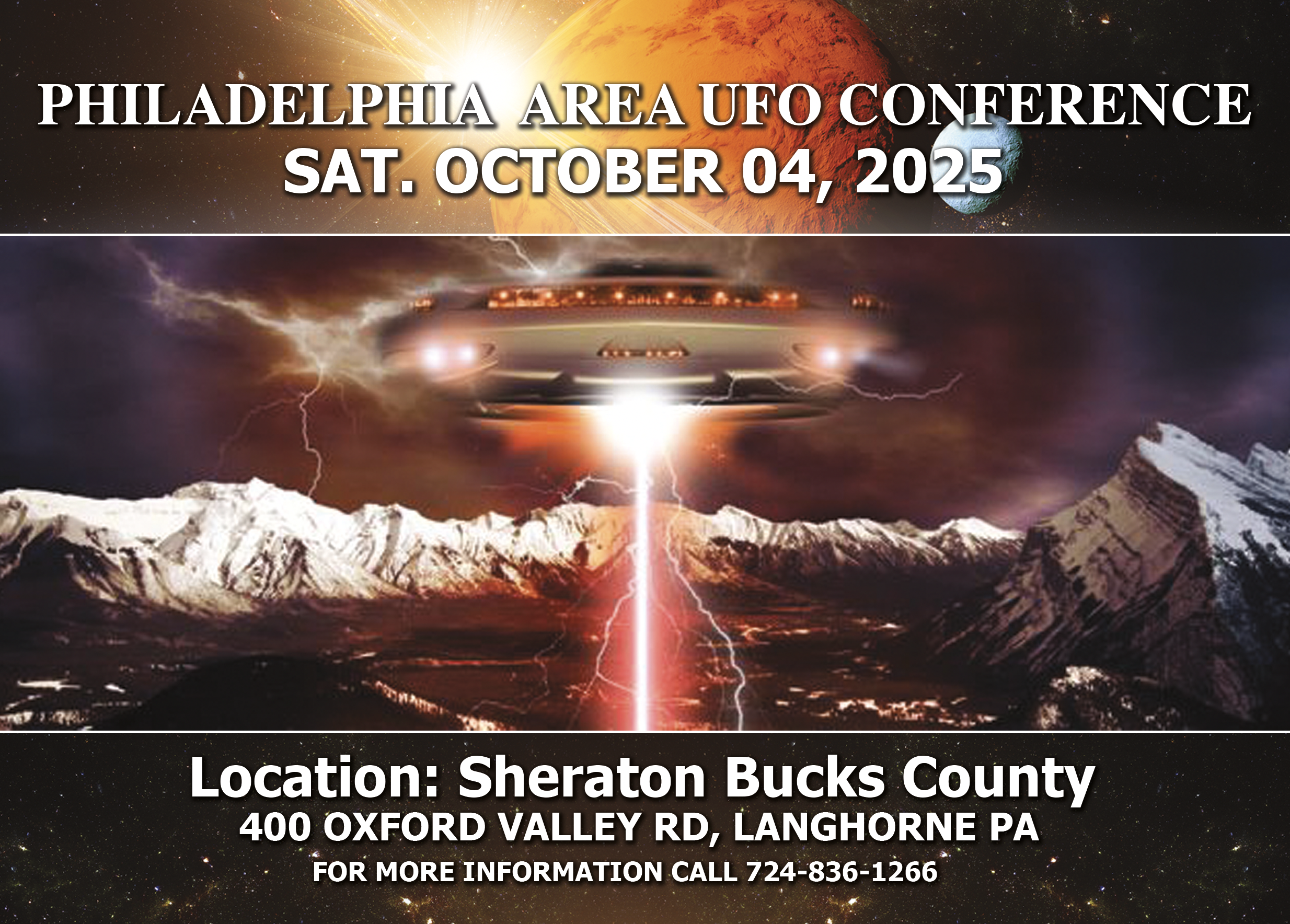 String Theory Of The Unexplained Announces 18th Annual Bucks County UFO Conference
