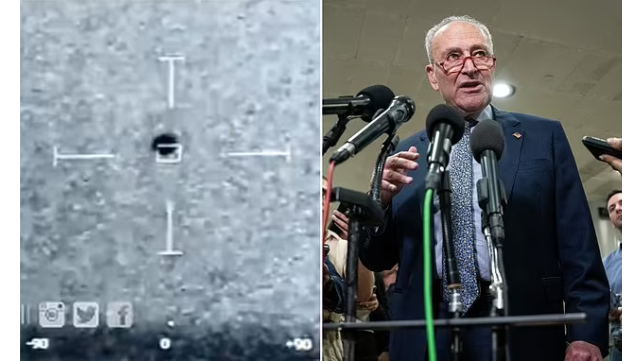 Emergency Action: “Now Do UFOs” Says Senator Chuck Schumer