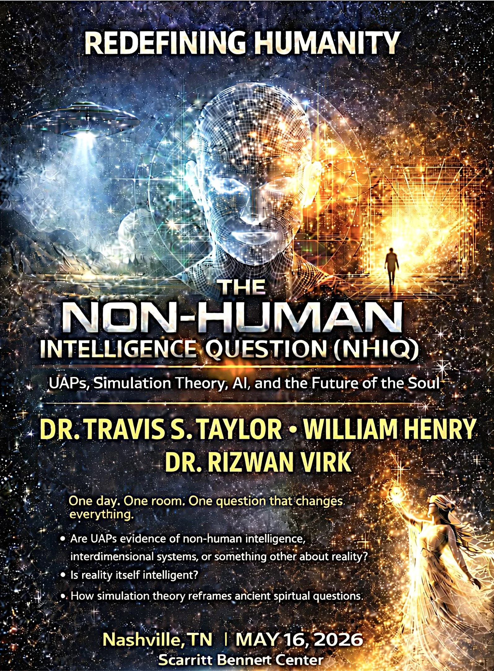 The Non-Human Intelligence Question To Be Special, One-Day-Only Event May 16