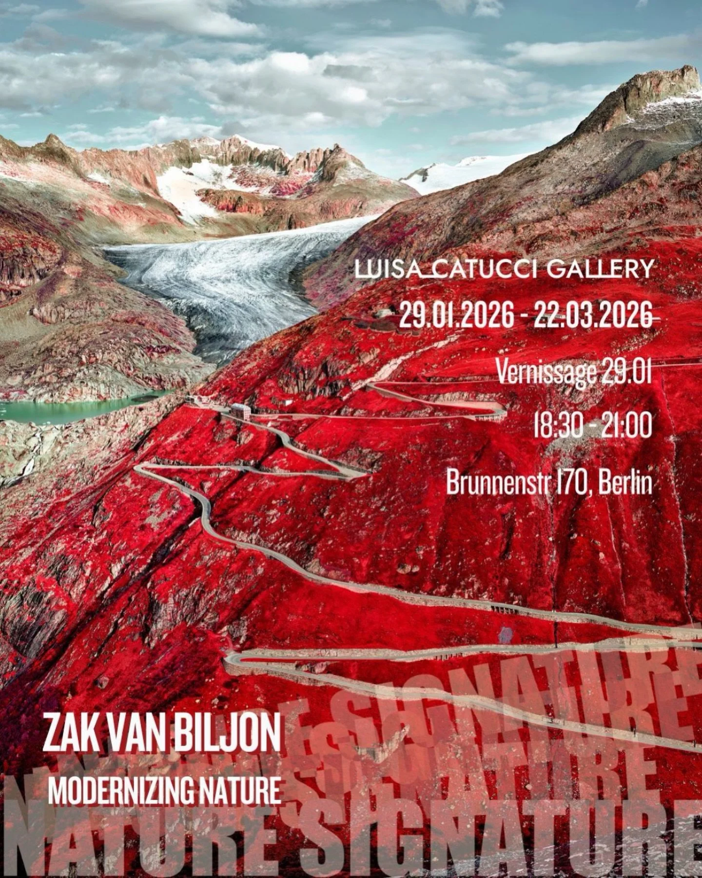 I am pleased to announce my participation in the upcoming exhibition Nature&rsquo;s Signature at Luisa Catucci Gallery.

Nature&rsquo;s Signature brings together three solo exhibitions by myself, Tom Kretschmer, and Samanta Malavasi, with a shared fo