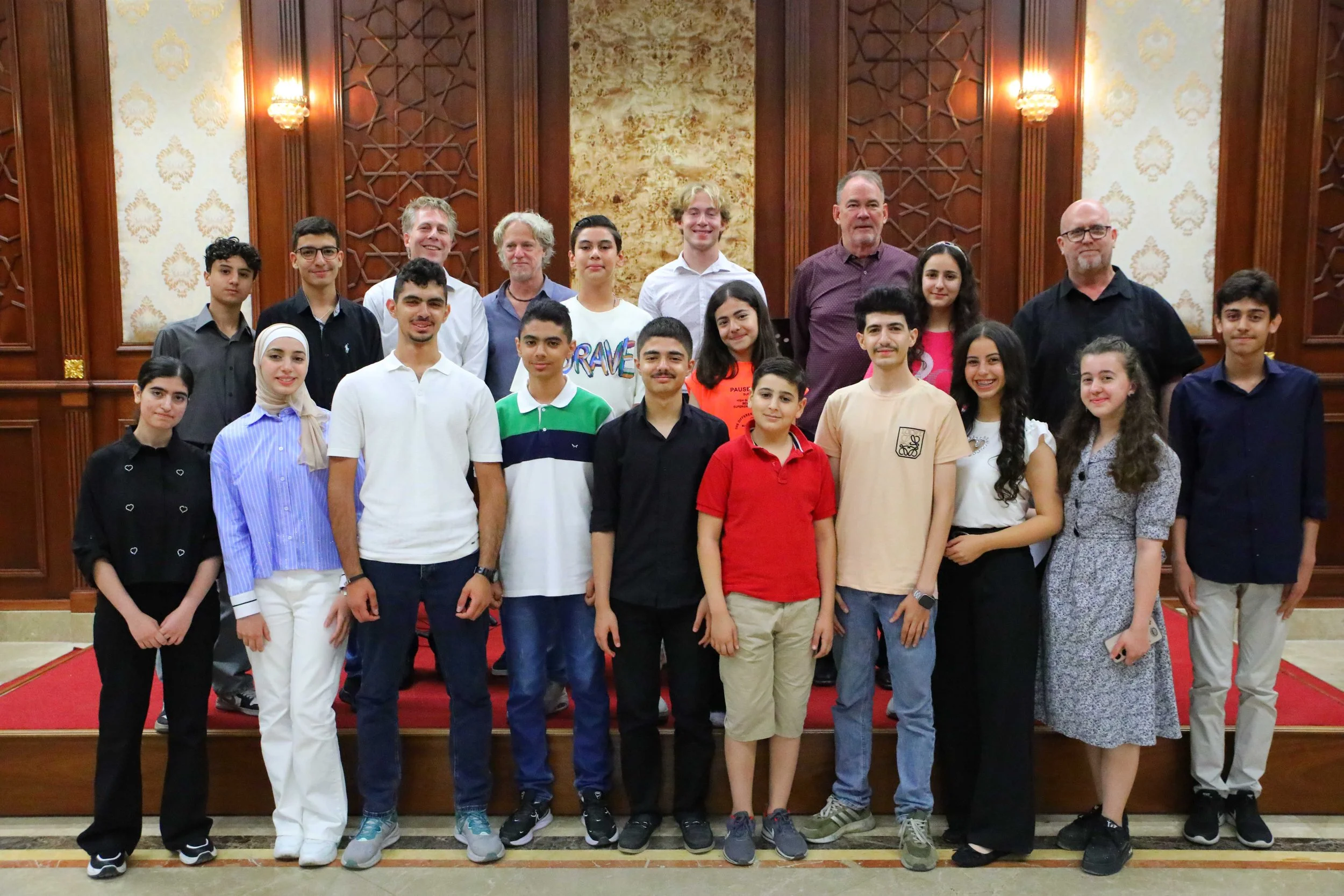 Faculty Ensemble with Comp Class Group Photo.jpg