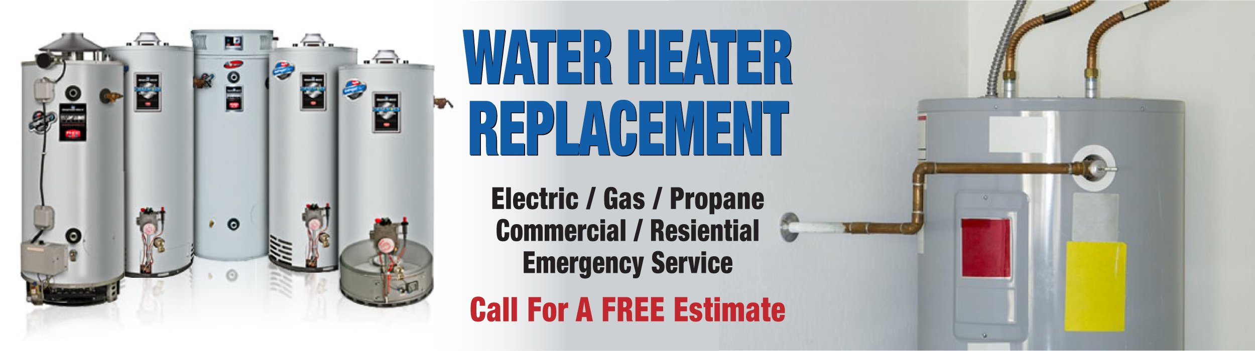 Water Heater Replacement - Free Estimates