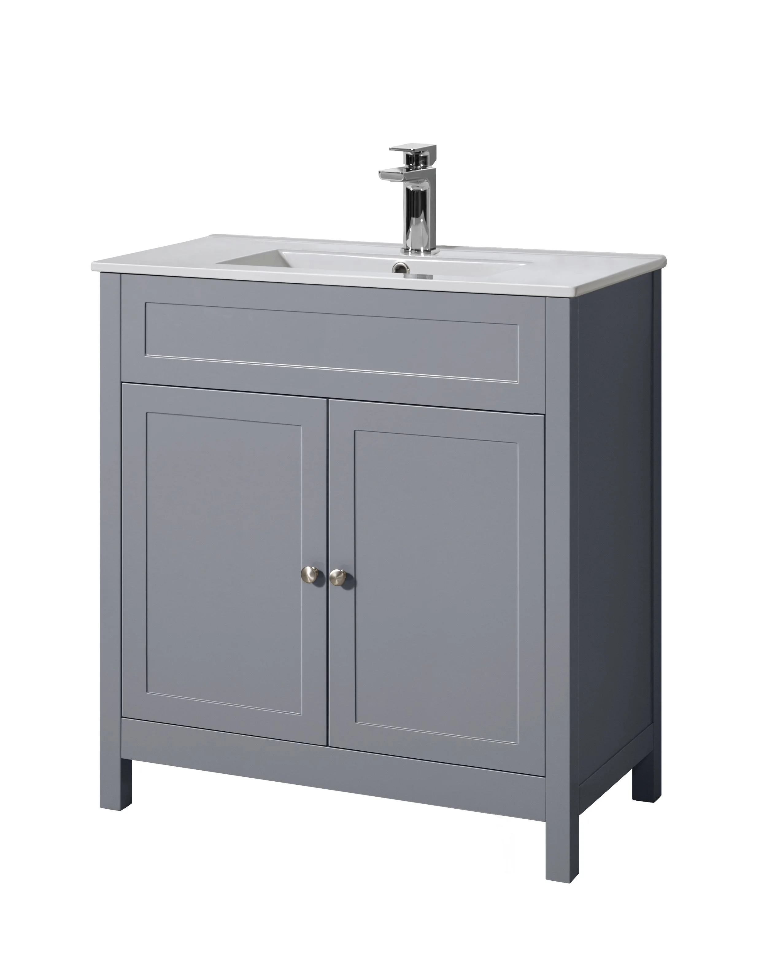 TENBY SAPPHIRE TRADITIONAL BELFAST VANITY UNIT & CERAMIC BASIN