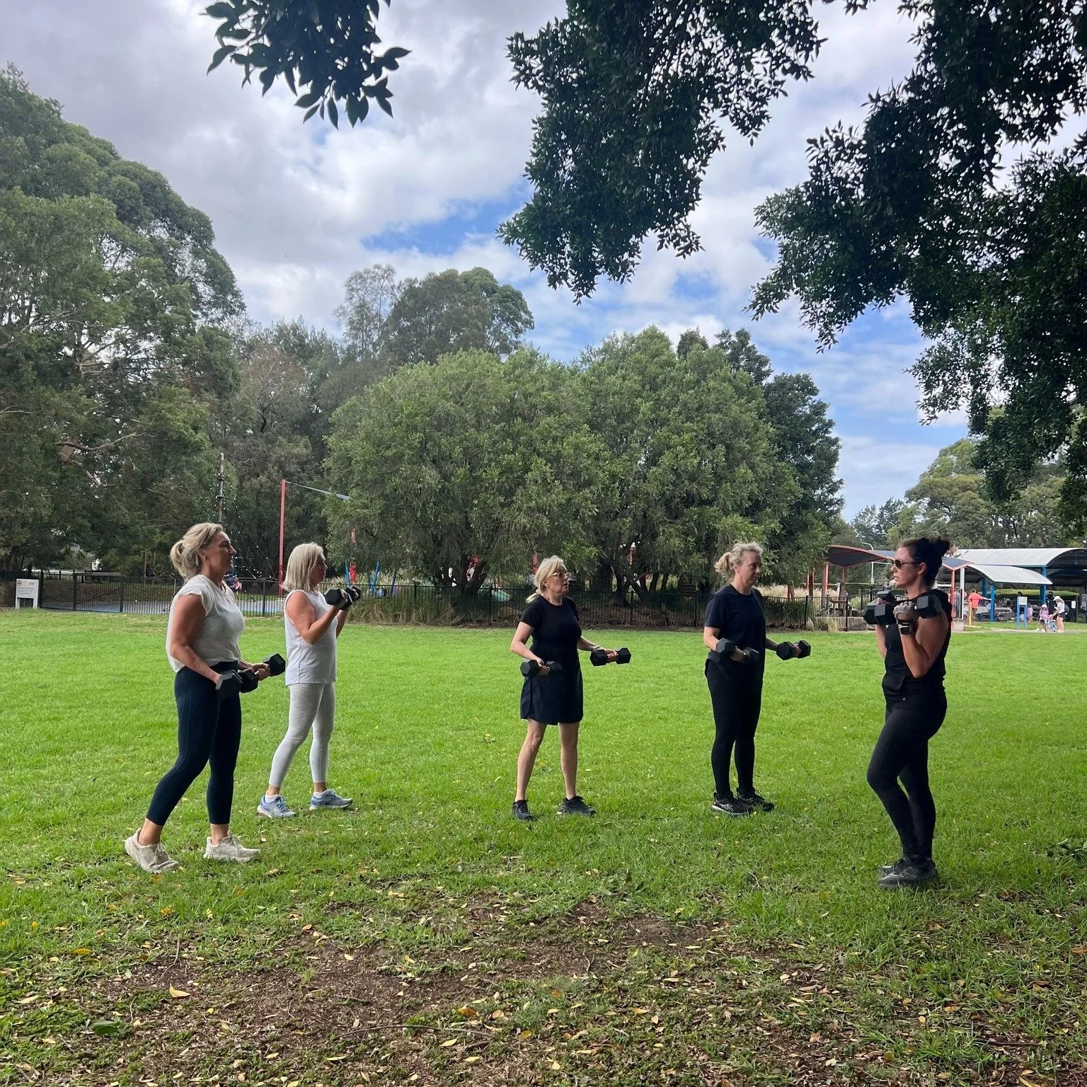 Strength looks different on everyone &mdash; and that&rsquo;s the beauty of it.
From technique to mindset, we&rsquo;re building more than just muscle here.
Join our community where every rep counts and every effort is celebrated.

Outdoor group fitne