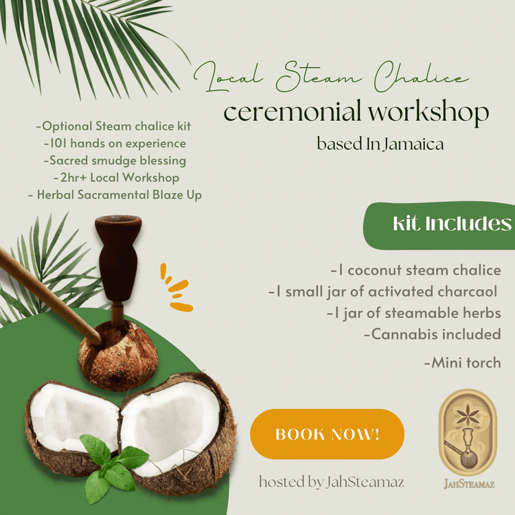 JahSteamaz Steam Chalices Made In Jamaica Rastafari Herbal Healing