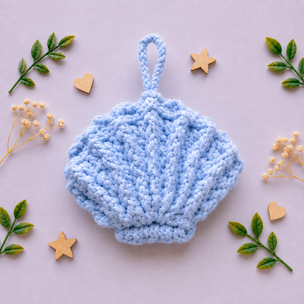 Water bottle bag (Shell keychain)
