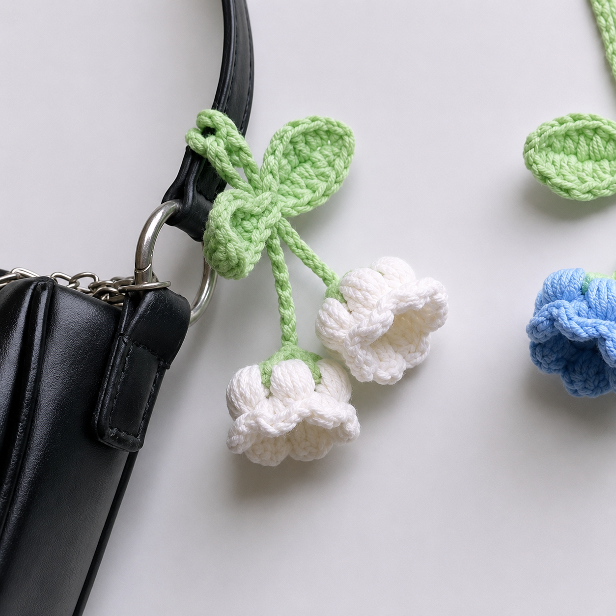 Bell flower keychain