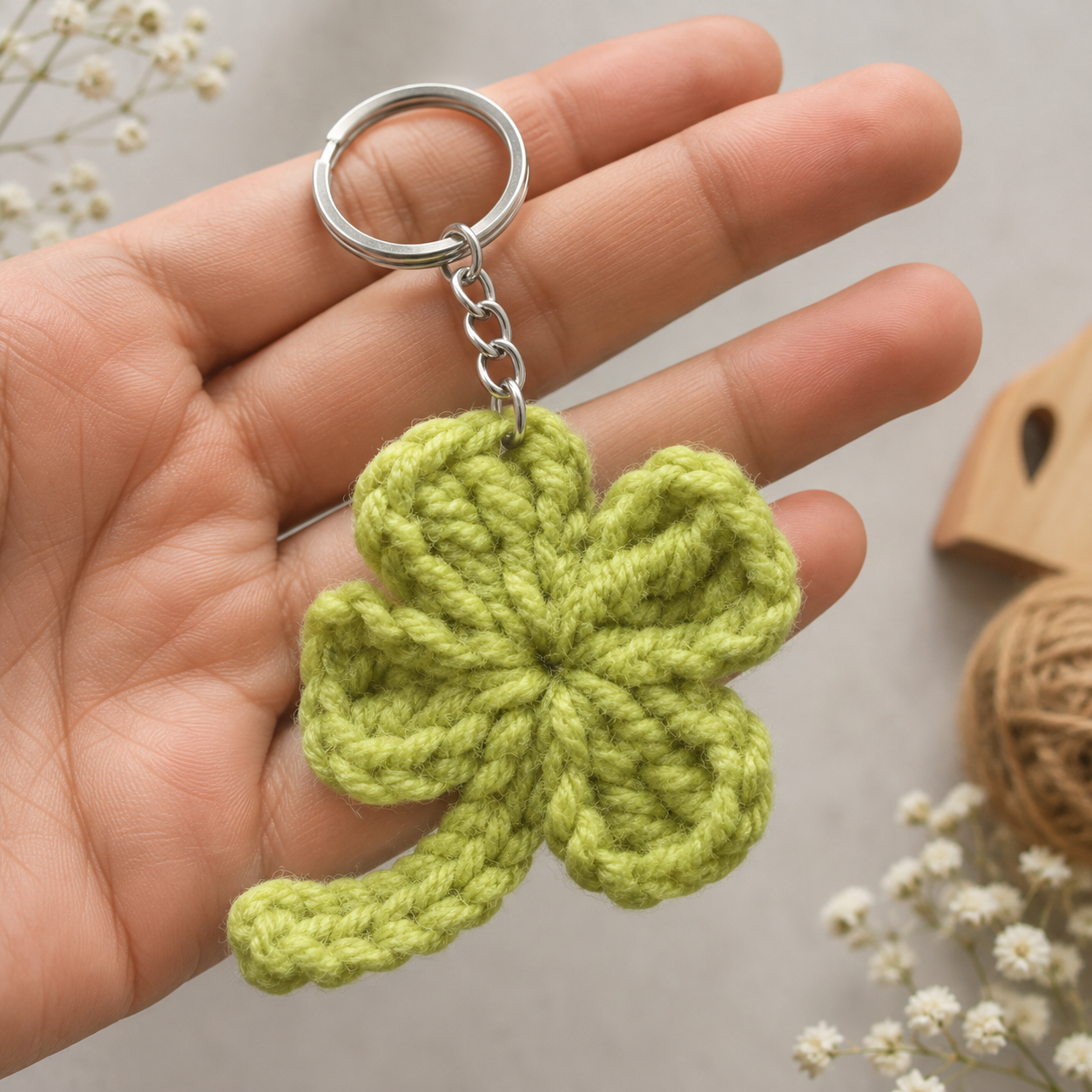 Clover keyring