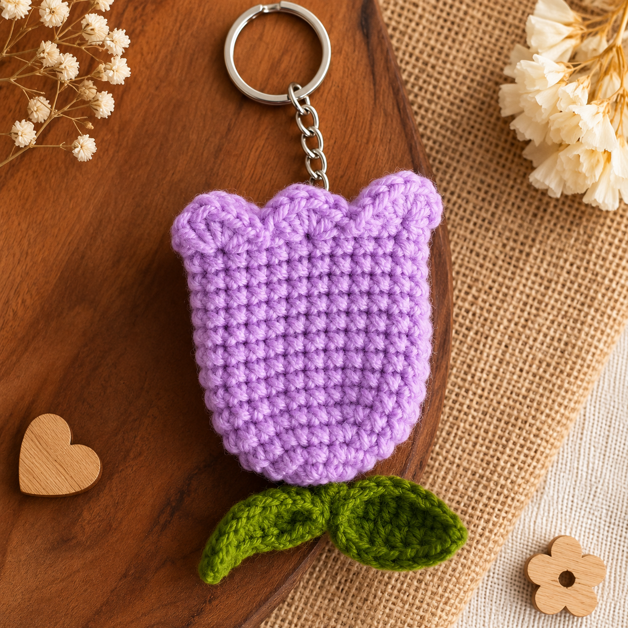 Tulip keychain