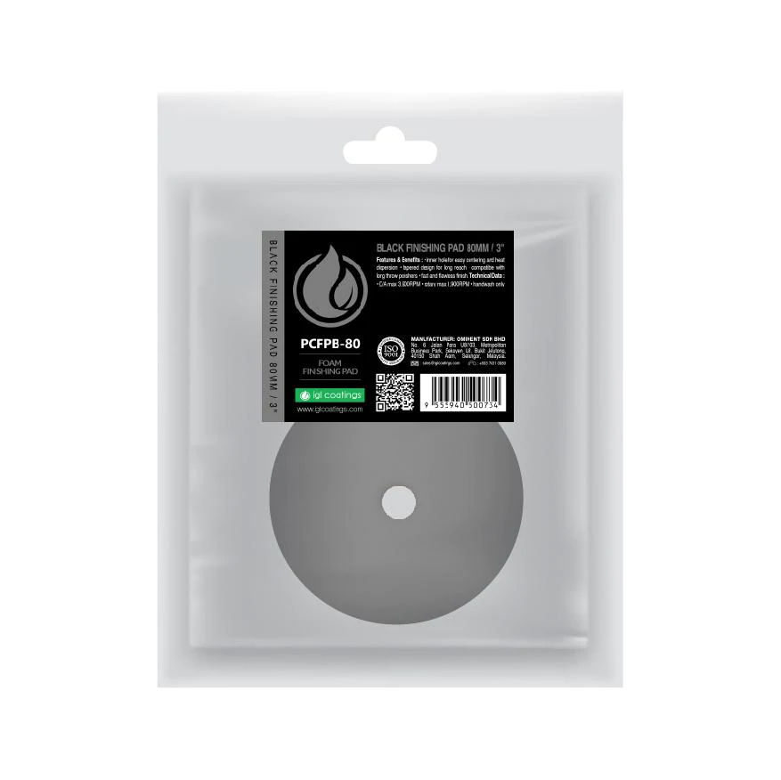 IGL Black Finishing Pad 3"