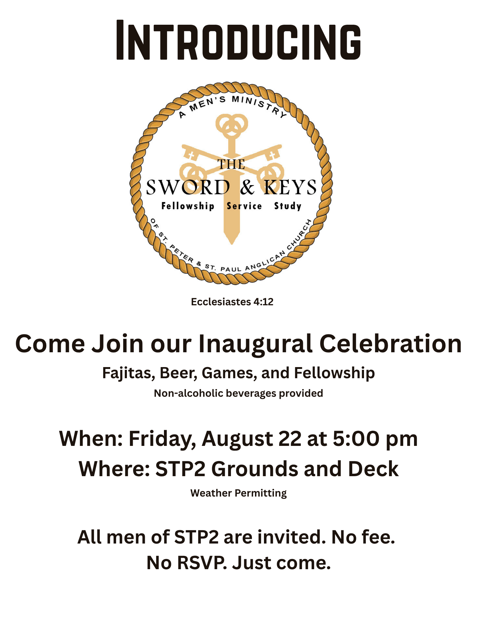 The Sword & Keys Inaugural Celebration