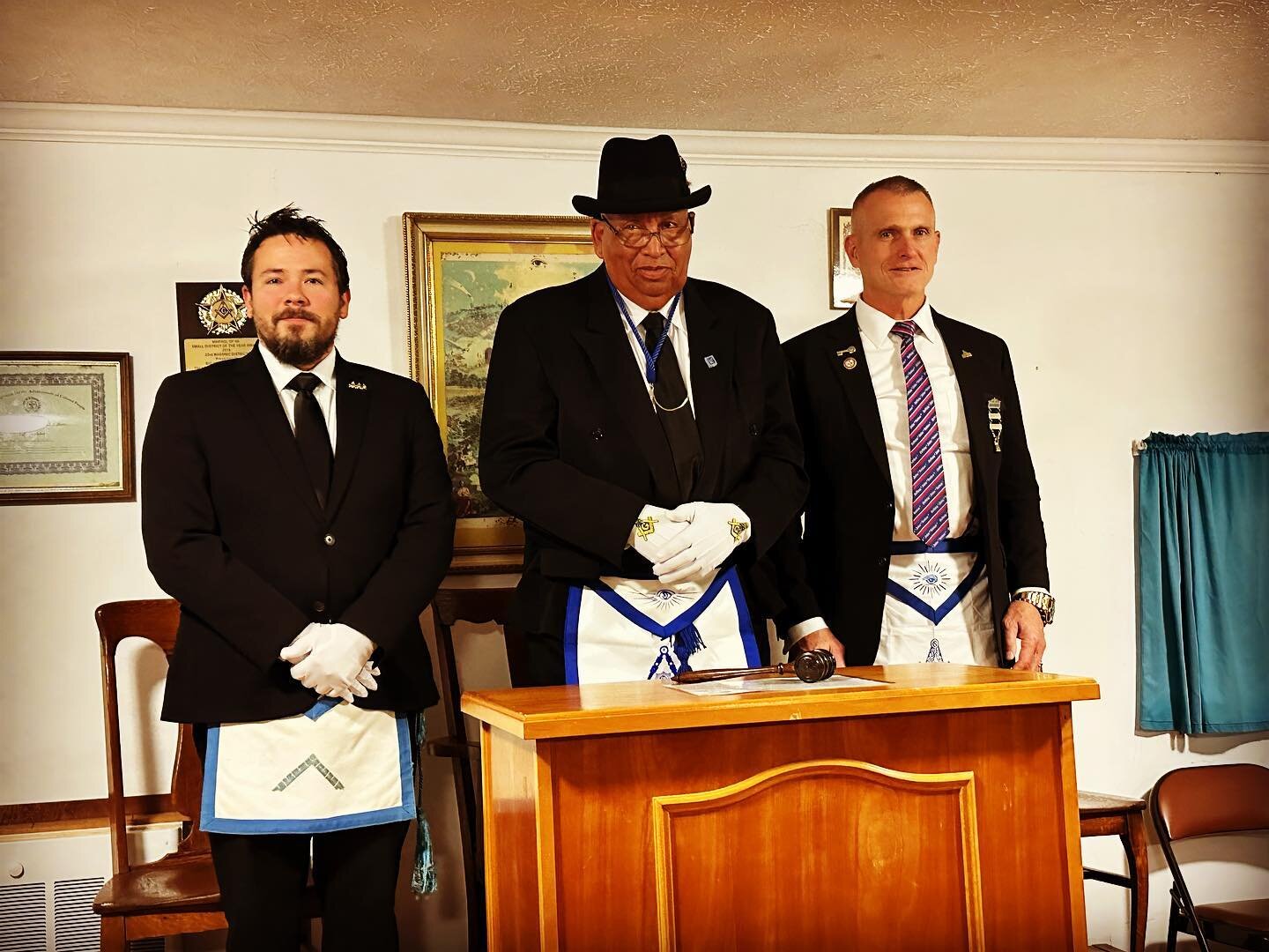 Members of Liberty Lodge No 95 AF&amp;AM and Bedford Lodge No 244 AF&amp;AM made a fraternal visit to our Prince Hall Brethren at Big Island Lodge No 316 F&amp;AM. P.H.A.