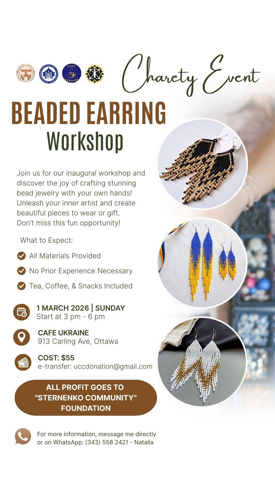 Beaded Earring Workshop