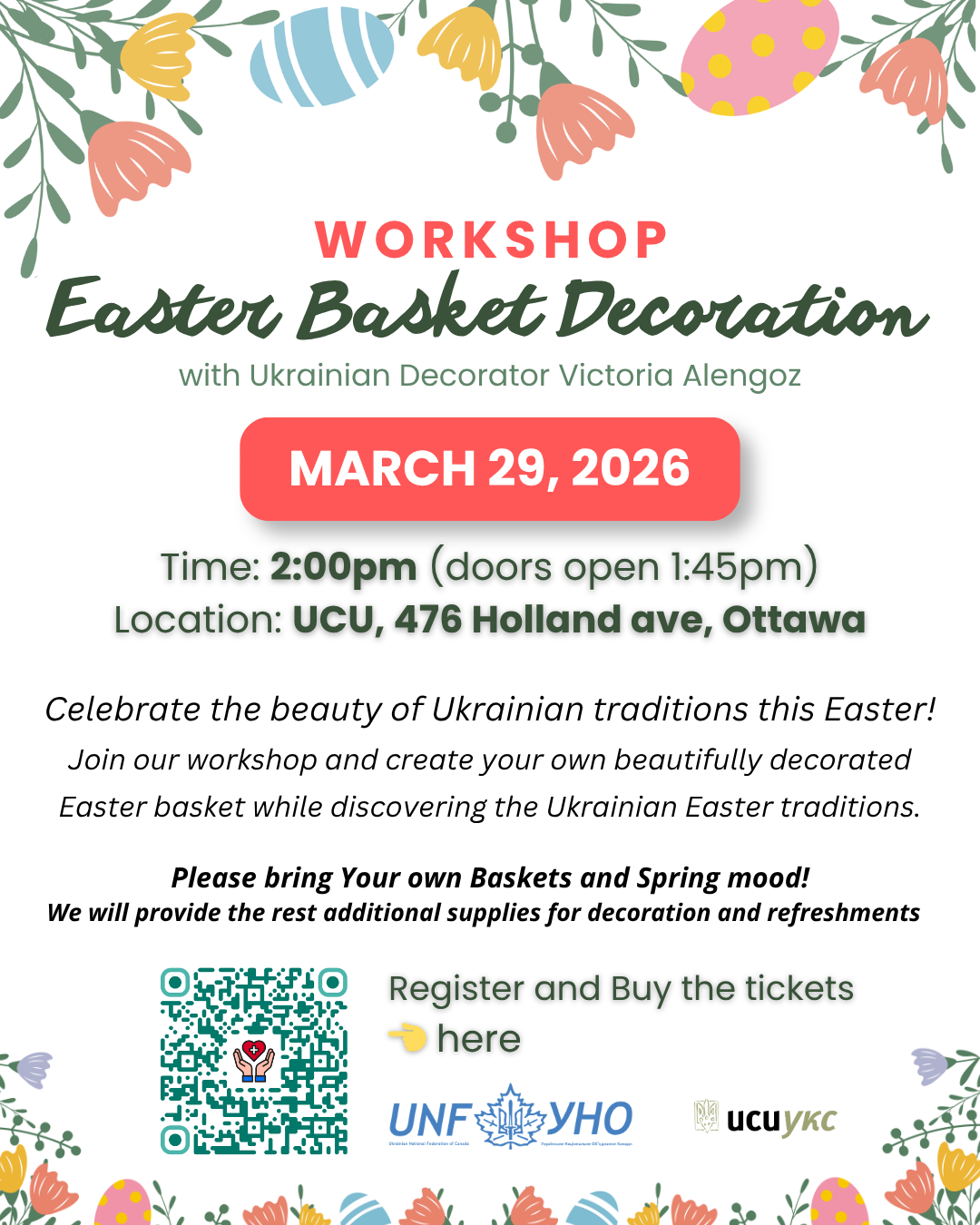Easter Basket Decoration workshop