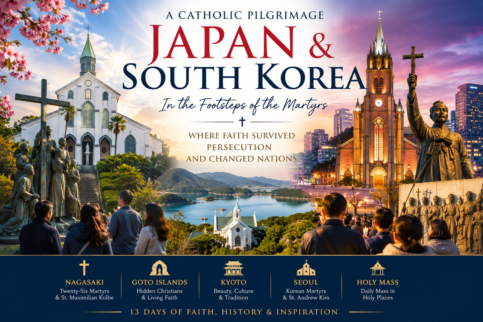 Why should you consider a Catholic Pilgrimage to Japan &amp; South Korea 2027 ?