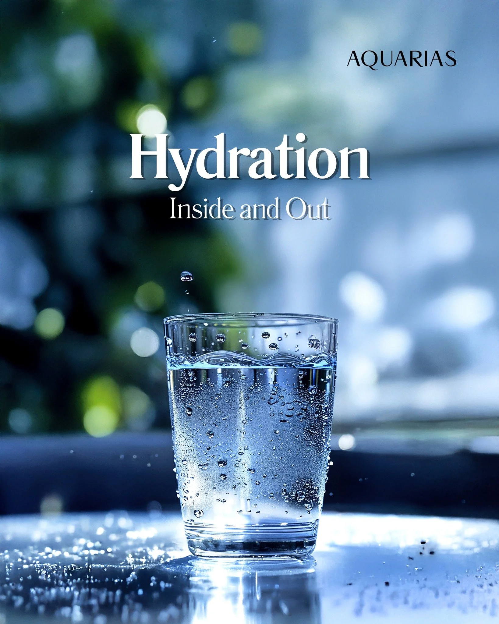 The kind of hydration your skin craves.💦

#aquarias #skincare #naturalskincare #glowingskin #hydration #HydratedSkin