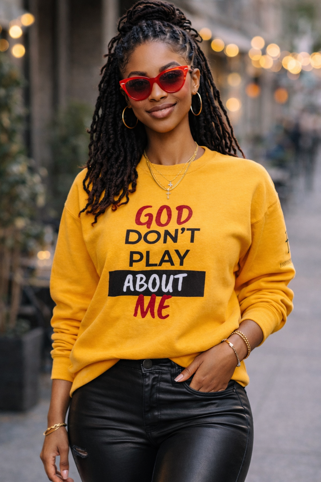God Don't Play About Me Sweatshirt — Bold Urban Crewneck