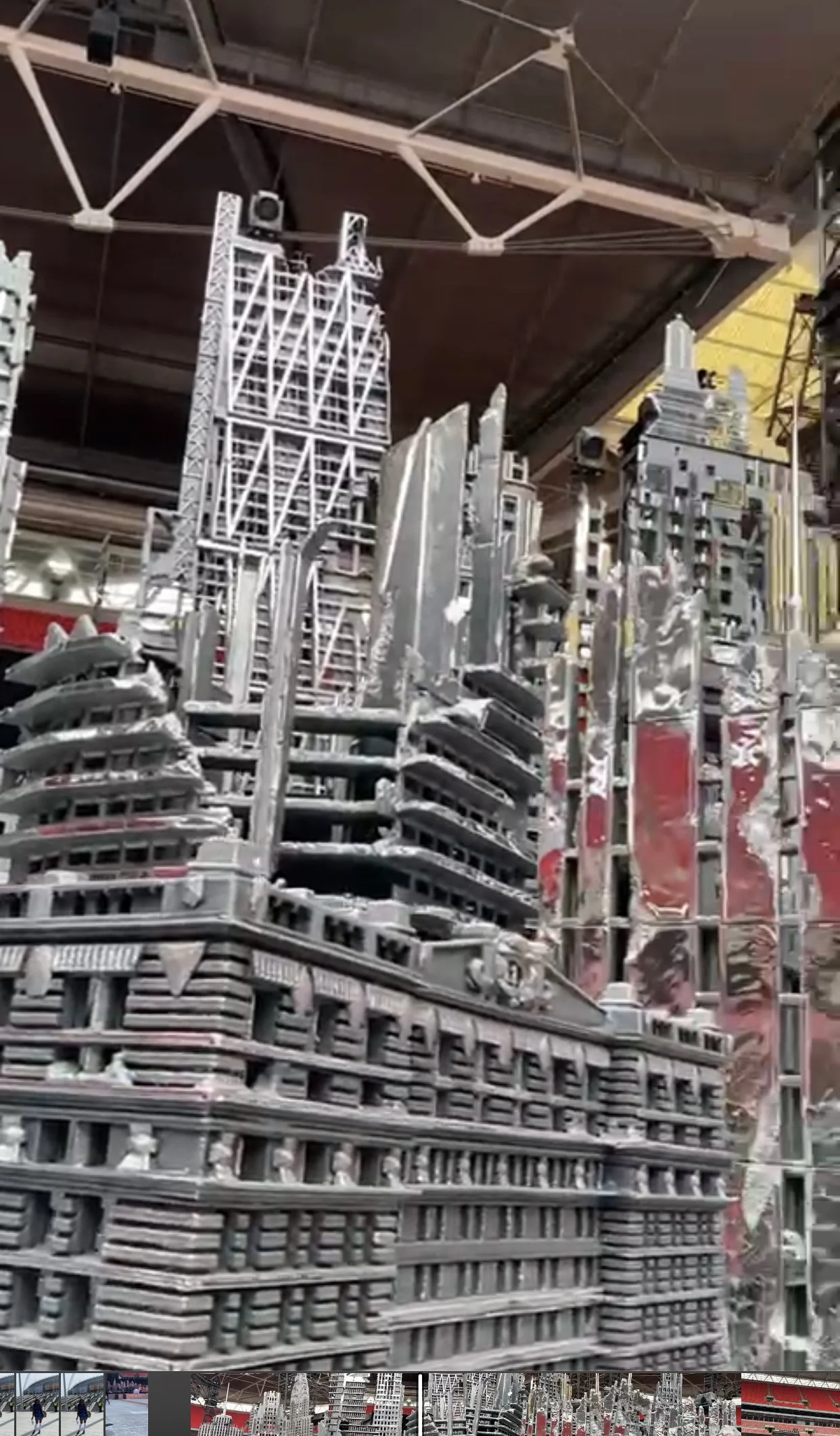 Backstage at The Weeknd concert