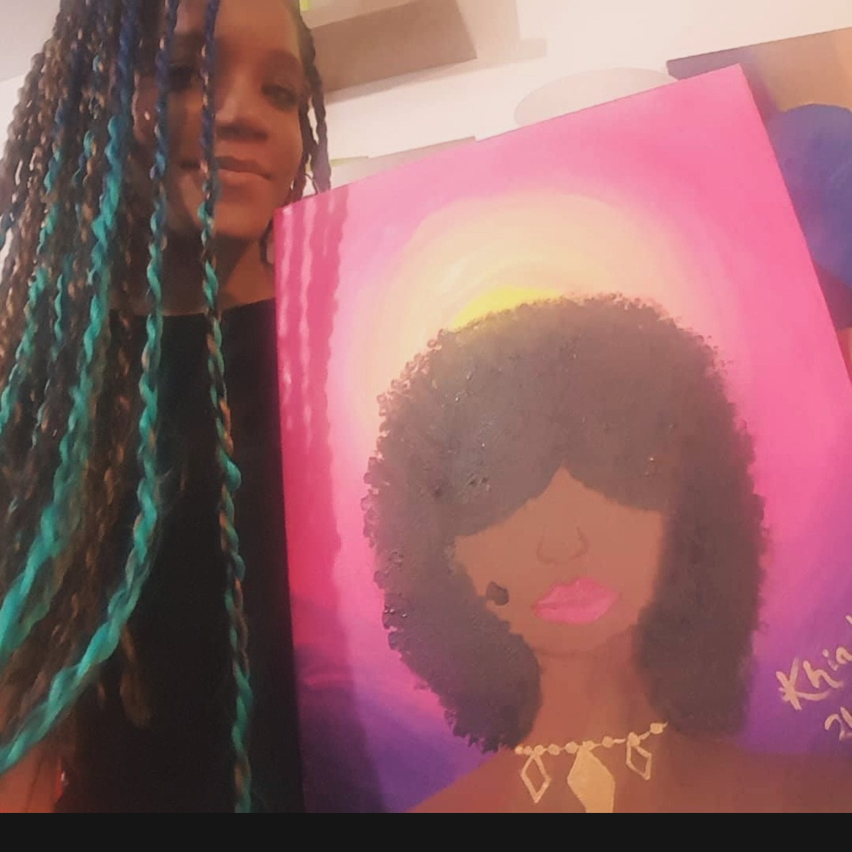Sip & Paint throwback.