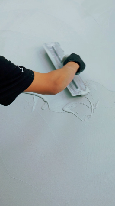 x-bond microcement surface applied on flooring