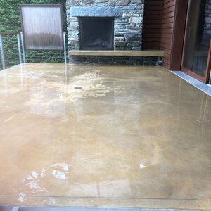 Remodel existing concrete surface