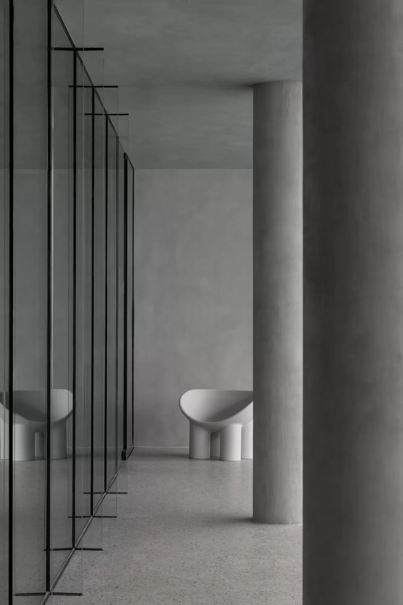 x-bond microcement walls and ceiling