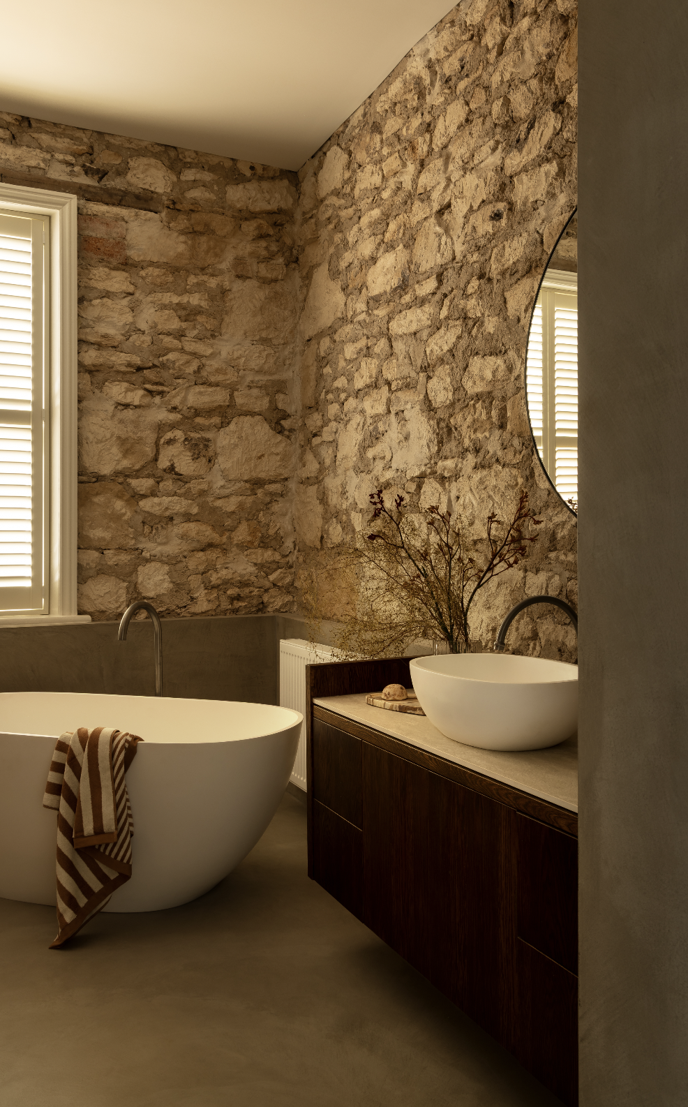 x-bond microcement bathroom floor