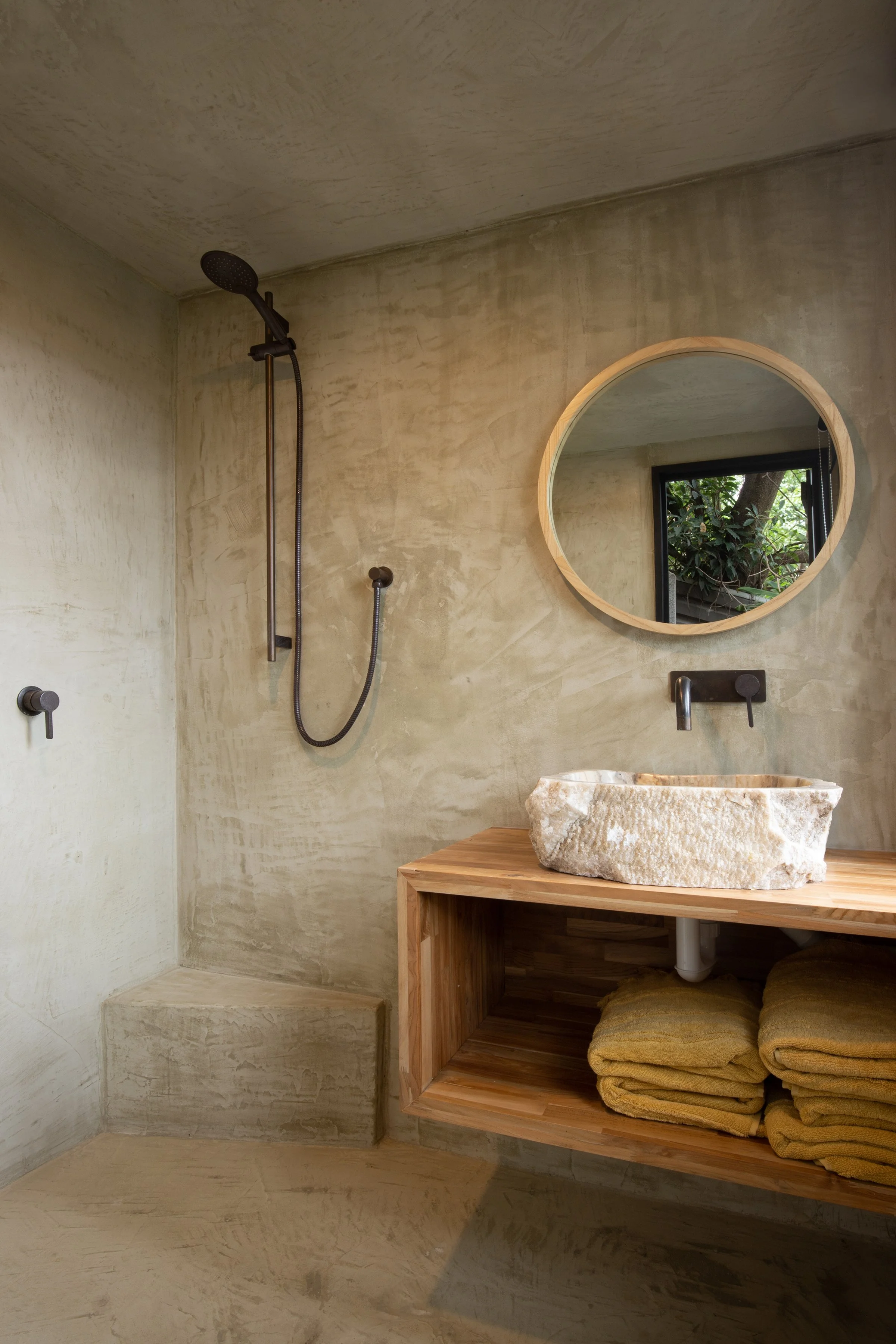 x-bond microcement bathroom and shower