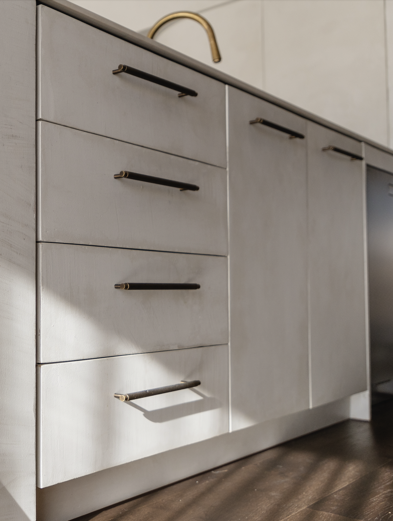 microcement drawers