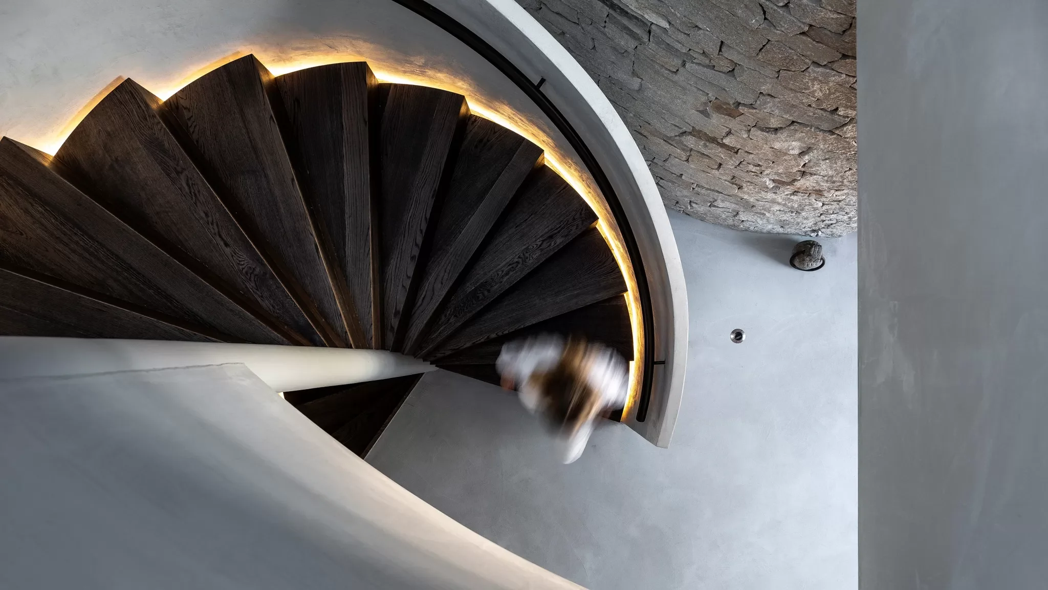 microcement stairs