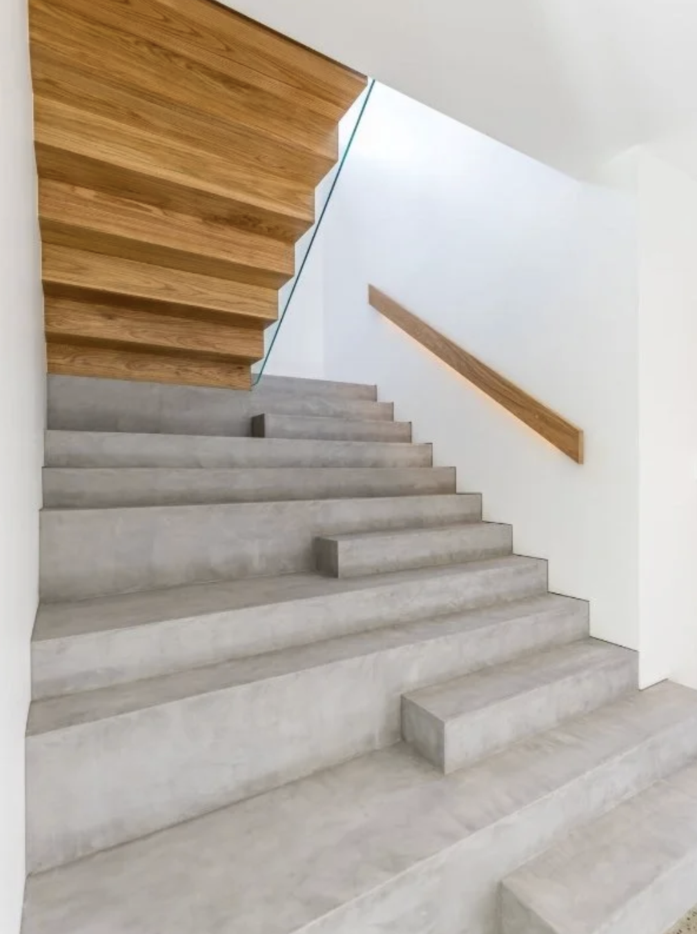 microcement stairs