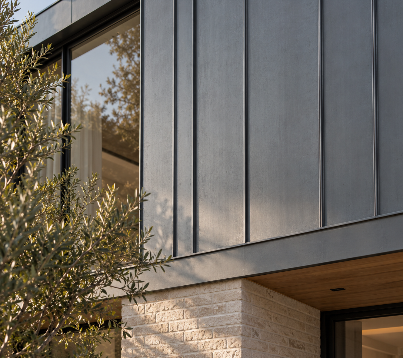 zinc facade