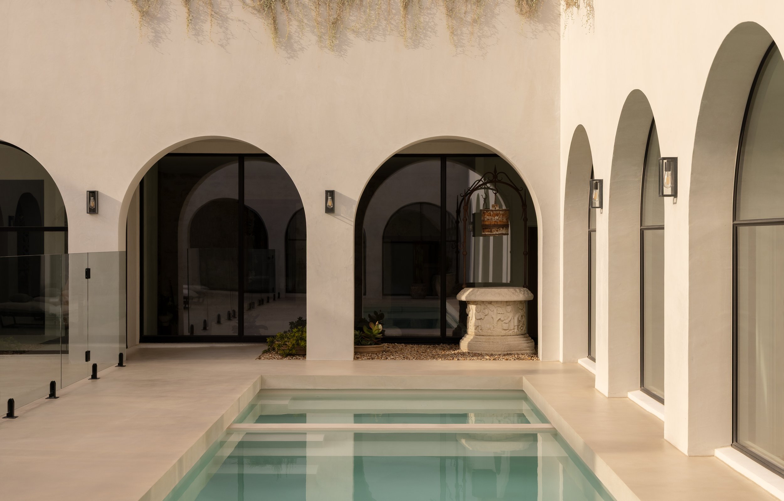 X-Bond Microcement Exterior Walls, Floor and Pool