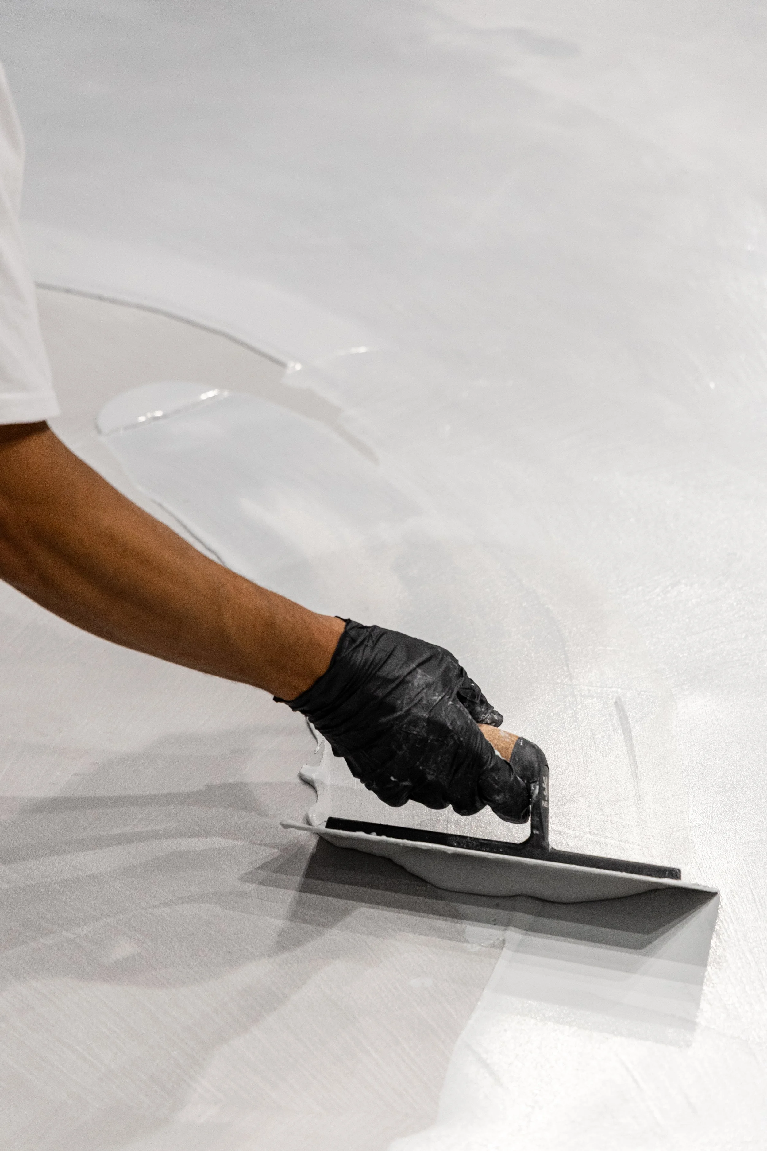 trowel microcement over concrete