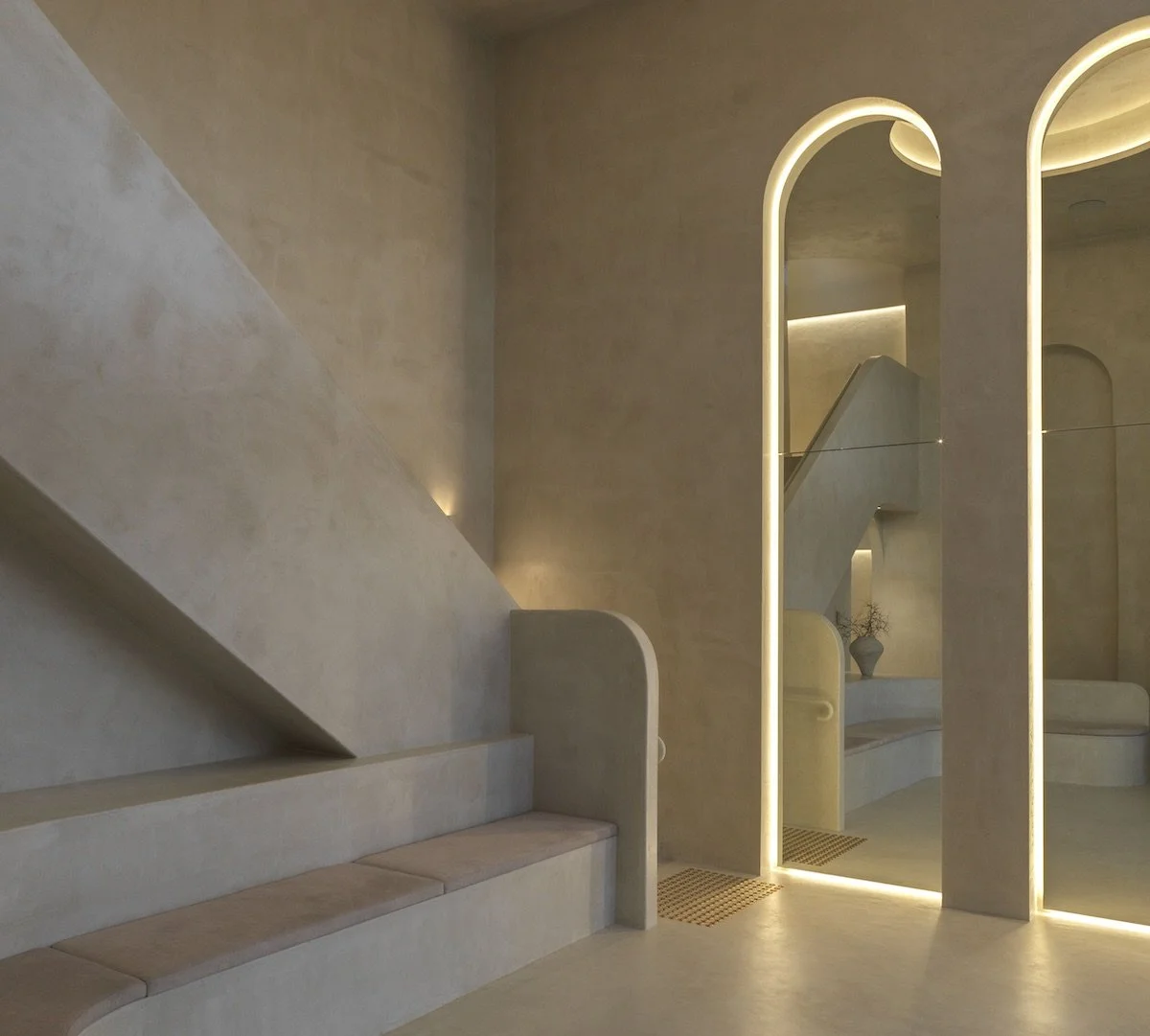 x-bond microcement walls and floor