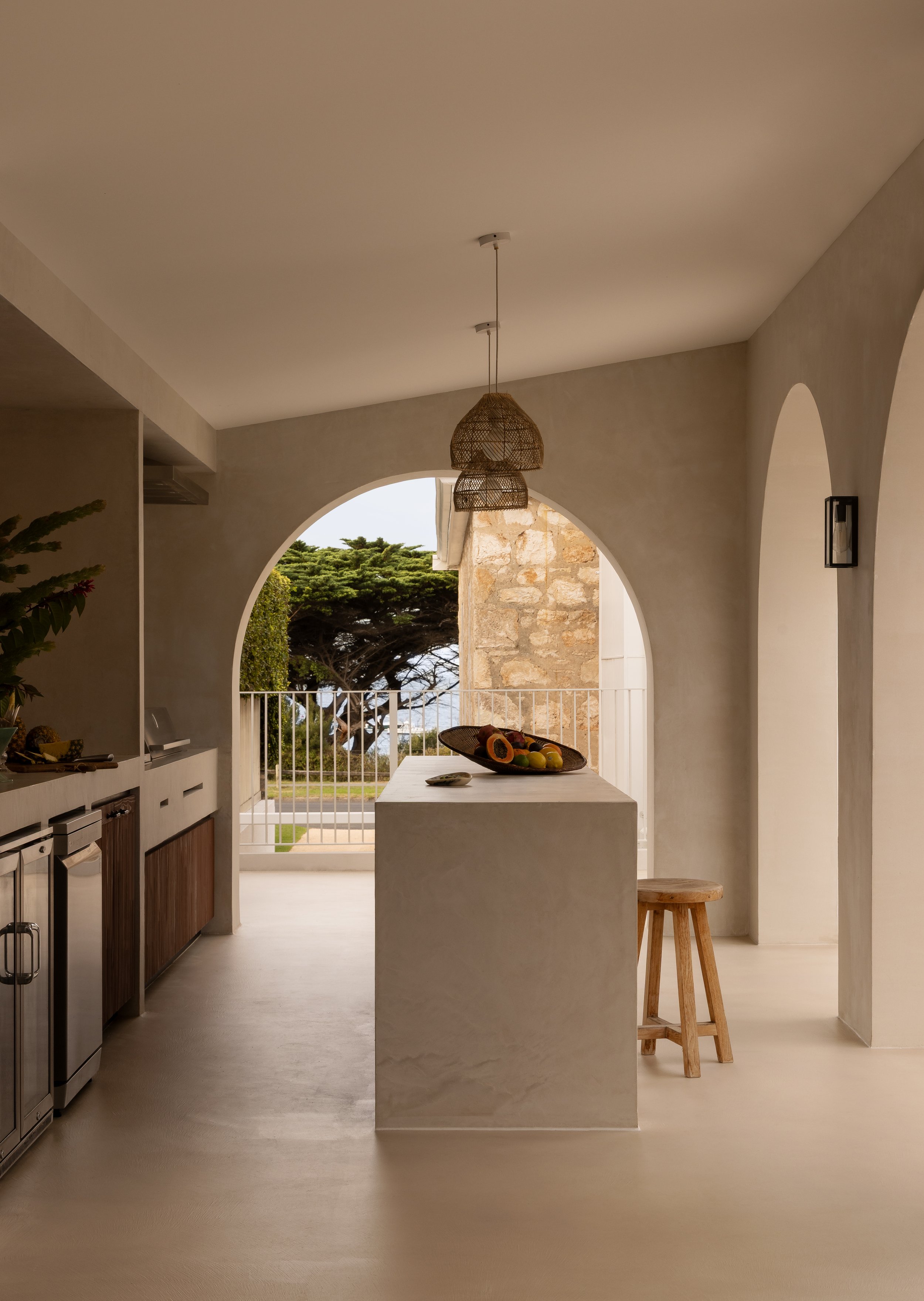 X-Bond Microcement Exterior Walls, Floor and Joinery