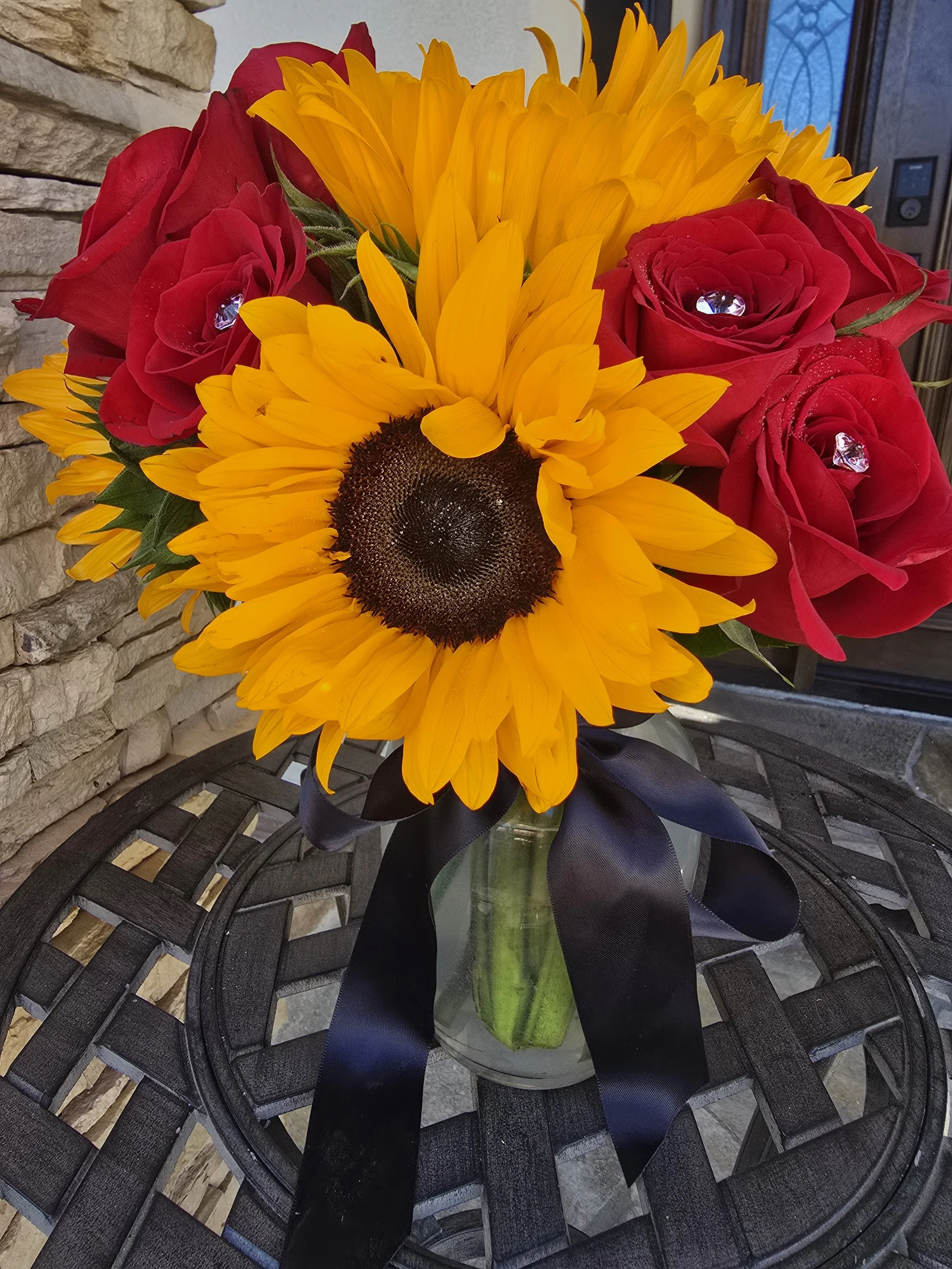 Diamond Roses & Sunflowers